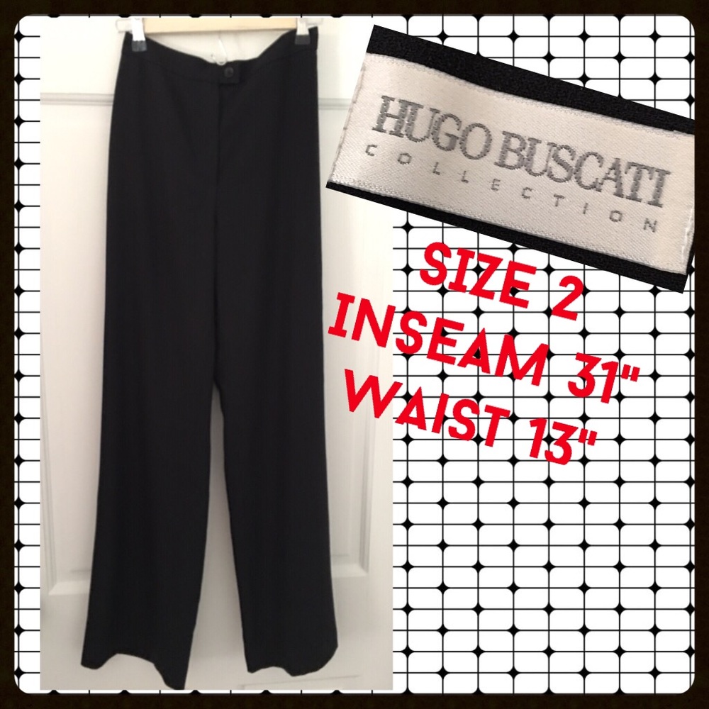 Black Slacks by HUGO BUSCATI